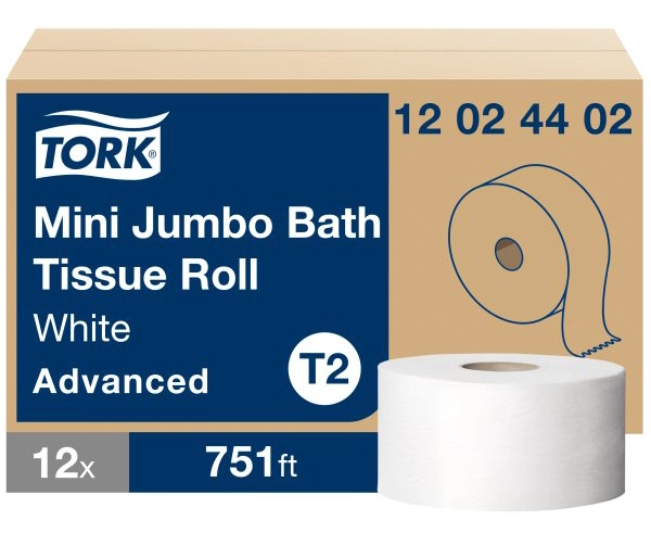 Tork Advanced Mini Jumbo Bath Tissue