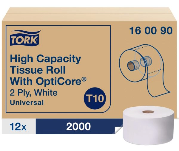 Tork High-Capacity Tissue Roll with Opticore